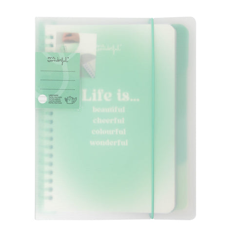 Caderno A5 - Life Is Beautiful