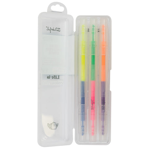 Kit 3 Marcadores Duplos - Colourful Life Mr. Wonderful