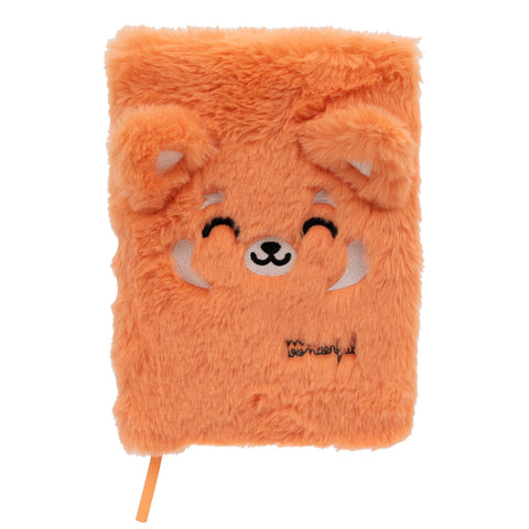 Caderno A5 Peluche - Panda Vermelho