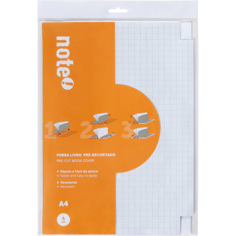 Forra Livro A4 Pré-Recortado 5 Unidades Note!