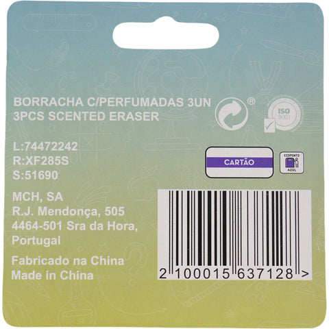 Borracha Com Perfume 3 Unidades