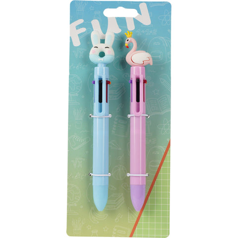 Esferográfica 4Cores 2 Unidades