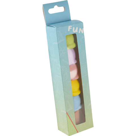 Mini Marcador Fluor Gelado 5 Unidades