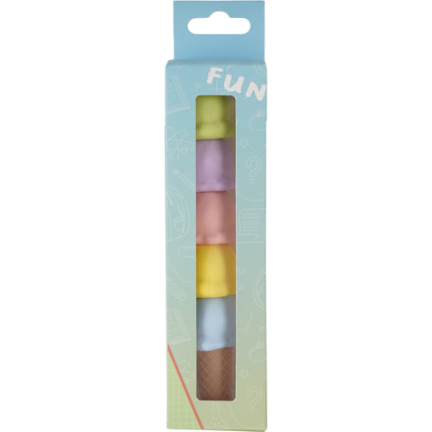 Mini Marcador Fluor Gelado 5 Unidades