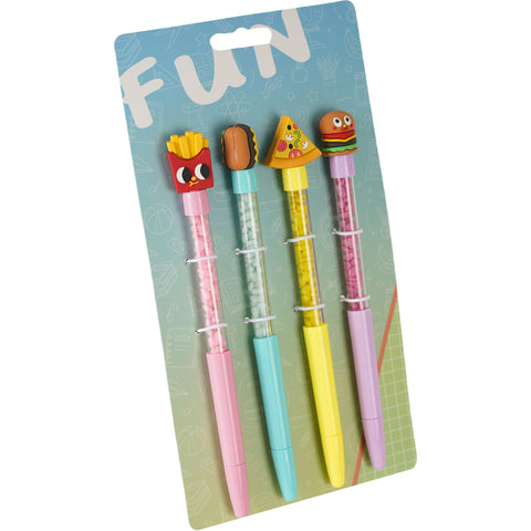 Esferográfica 20Cm Food 4 Unidades