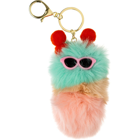 Porta Chaves Peluche Lagarta