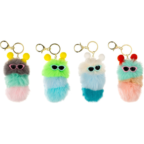 Porta Chaves Peluche Lagarta