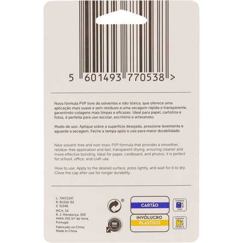 Cola Bastão 10Gr 2 Unidades Note!