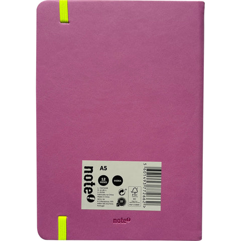 Agenda A5 Pastel com Elástico Note! (artigo sortido)