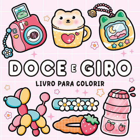 Livro para Colorir "Doce e Giro"