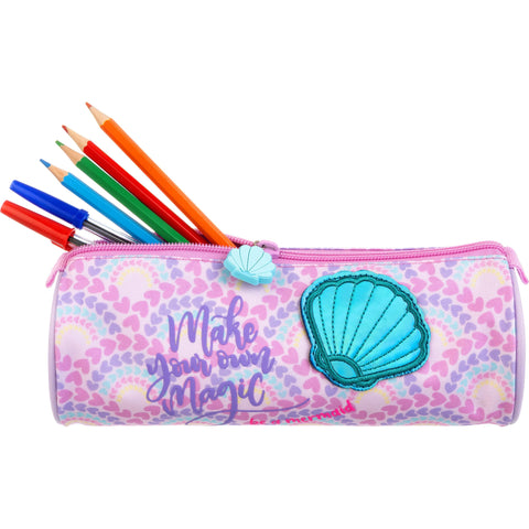 Estojo Redondo Lilás Mermaid Note!
