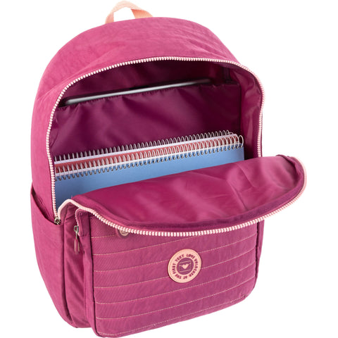 Mochila Puffy  Rosa Note!