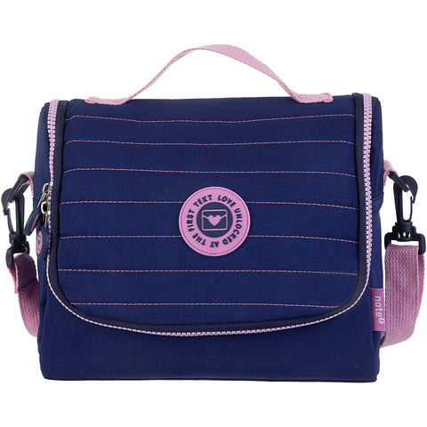 Saco Lanche Puffy Azul Note!
