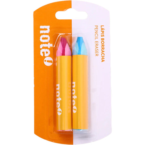 Borracha Stick Pastel 2 Unidades Note!