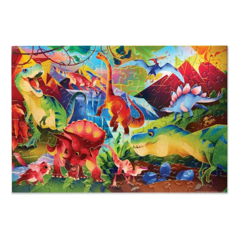 Crocodile Creek - Puzzle 100 Pcs Holographic/Dinosaurs