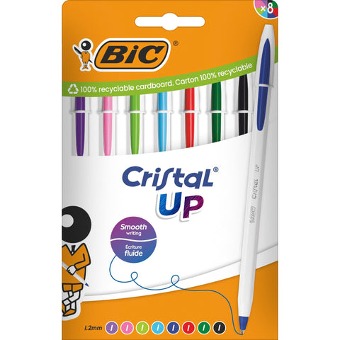 Esferográfica Cristal Up 8 Unidades Bic