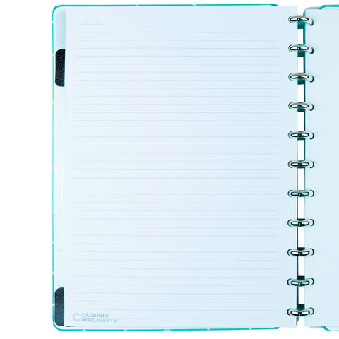 Caderno Inteligente A4 Azul Turquesa Love