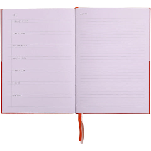 Agenda A5 Não Datada Semanal Plan (várias opções) Note!