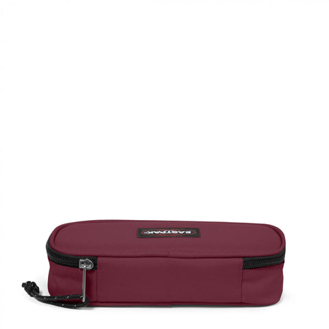 Estojo Oval Single -  Maroon Burgundy