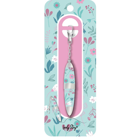 Porta-Chaves Caneta - Mint Bloom