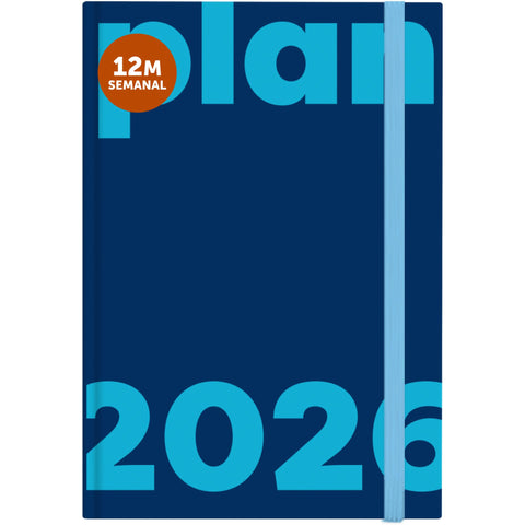 Agenda A5 2026 12 Meses Semanal Essential Note!
