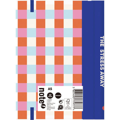 Agenda A5 2026 Espiral 12 Meses Semanal Quotes