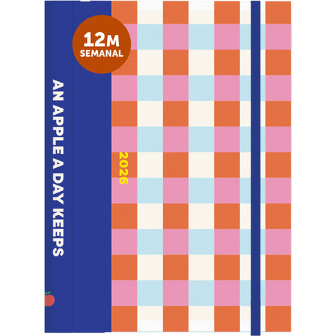 Agenda A5 2026 Espiral 12 Meses Semanal Quotes