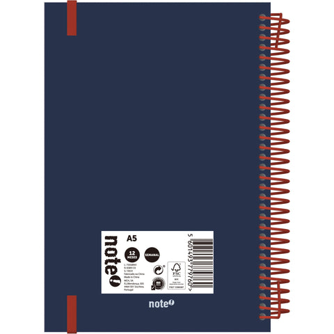 Agenda A5 2026 Esp 12M Sem Animals Note!