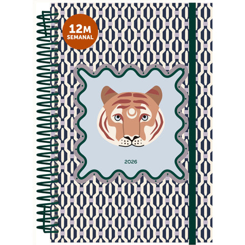 Agenda A5 2026 Esp 12M Sem Animals Note!