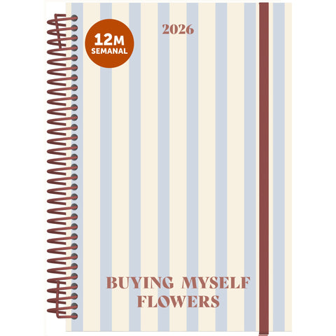 Agenda A5 2026 Espiral 12 Meses Semanal Personality