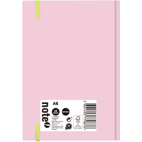 Agenda A6 2026 12 Meses Semanal Essential Note!