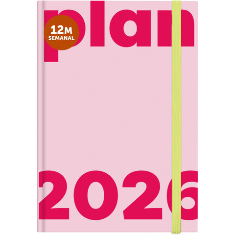 Agenda A6 2026 12 Meses Semanal Essential Note!