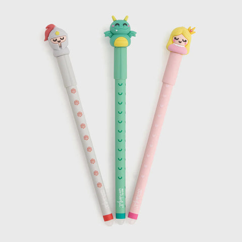 Conjunto 3 Canetas Apagáveis