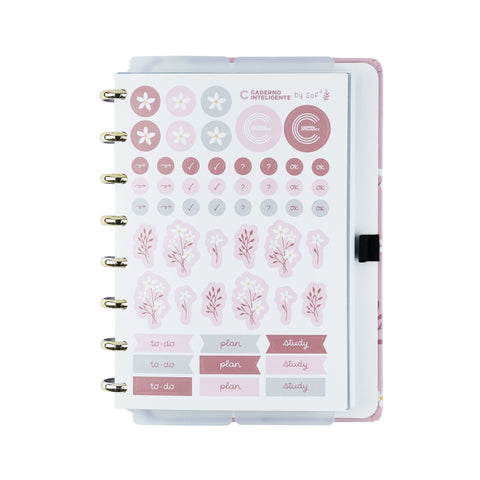 Caderno Inteligente A5 Pink Blossom By Sof