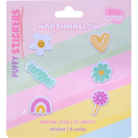 Stickers Puffy Marshmallow