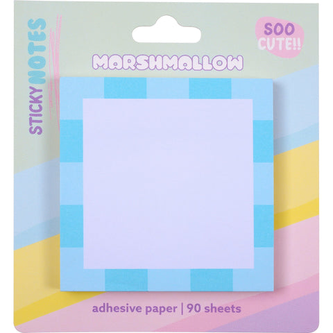 Bloco Notas Aderentes 3 Unidades Marshmallow