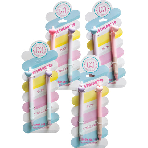 Esferográfica Tinta Apagavel Heart 2 Unidades Marshmallow