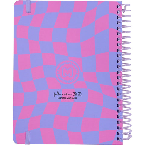 CAderente Espiral A5 Smiley Chess Marshmallow