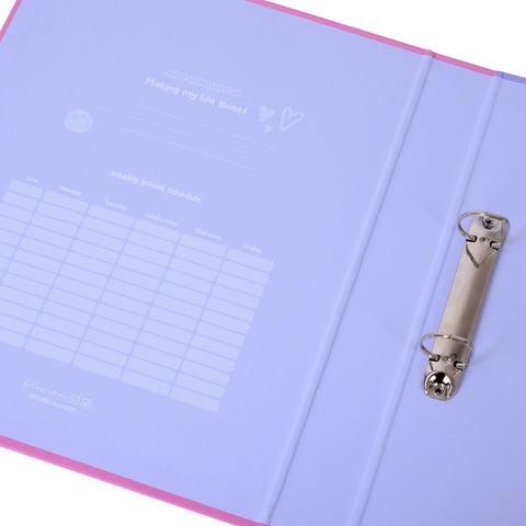 Capa De Argolas A4 Smiley Chess Marshmallow