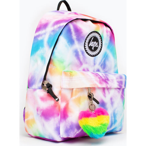 Mochila Rainbow Heart Tie Dye Hype