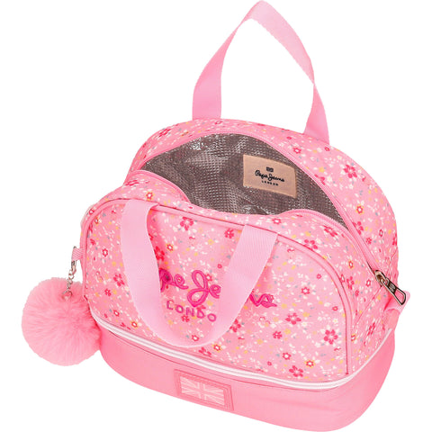 Saco Lanche 2 Compartimentos Alenka Rosa Pepe Jeans