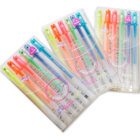 Marcador Fluor 6 Unidades Marshmallow