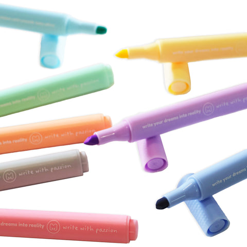 Marcador Fluor Pastel 8 Unidades Marshmallow