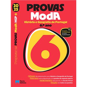 Preparar as Provas ModA 2025 - História e Geografia de Portugal 6.º Ano