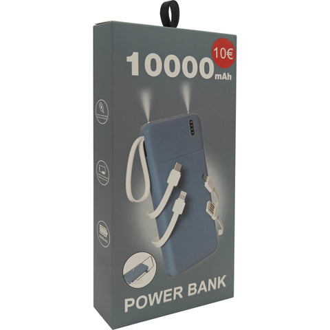 Power Bank 10.000 Mah Azul Fusion