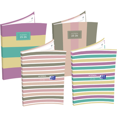 Agenda Escolar A6 Semanal 25/26 Color Block