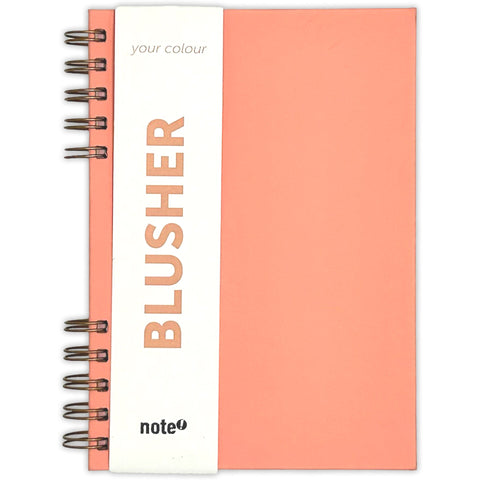Caderno Espiral A5 Capa Dura Pautado Your Colour Peach Note!