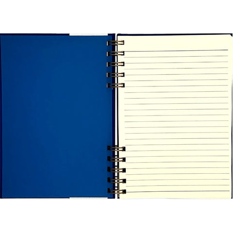 Caderno Espiral A5 Capa Dura Pautado Your Colour Azul Note!