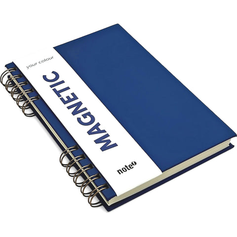 Caderno Espiral A5 Capa Dura Pautado Your Colour Azul Note!