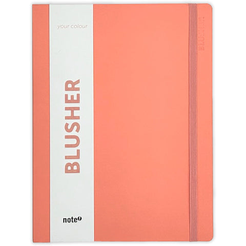 Caderno B5 Com Elástico Pautada 80 Folhas Your Colour Peach